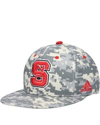 adidas Camo Nc State Wolfpack Gray Undervisor On Field Baseball Fitted Hat At Nordstrom