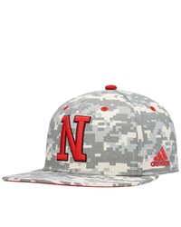 adidas Camo Nebraska Huskers On Field Baseball Fitted Hat At Nordstrom