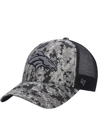 '47 Camoblack Denver Broncos Phalanx Trucker Mvp Snapback Hat