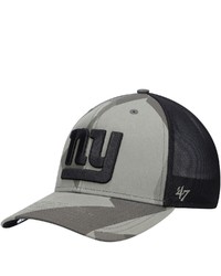 '47 Olive New York Giants Countershade Mvp Dp Trucker Snapback Hat