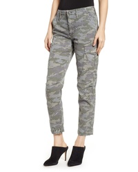 Grey Camouflage Cargo Pants