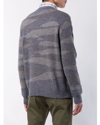 Michael Bastian Patterned Crewneck Sweater