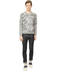 Valentino Camouflage Light Neoprene Sweatshirt