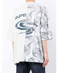 AAPE BY A BATHING APE Aape By A Bathing Ape Colour Block Camouflage T Shirt