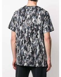 Nike Camouflage Logo Print T Shirt