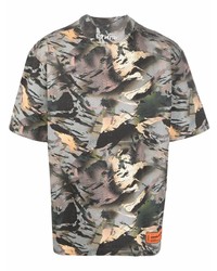 Heron Preston Camouflage Mock Neck T Shirt