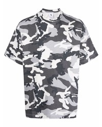 Nike Camouflage Print Cotton T Shirt