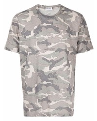 Saint Laurent Camouflage Print T Shirt