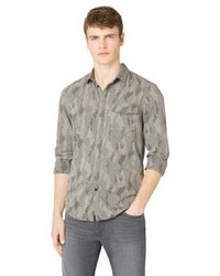 Calvin Klein Jeans Camo Jacquard Sport Shirt