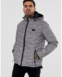BLEND Padded Jacket In Grey