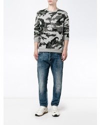 Valentino Camouflage Print Sweatshirt
