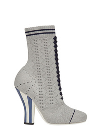 Fendi Lace Up Perforated Boots