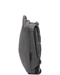 Cote And Ciel Grey And Black Isar M Backpack