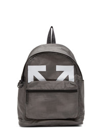 Off-White Grey And White Arrows Pvc Backpack