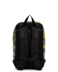 Bao Bao Issey Miyake Grey And Yellow Camouflage Kuro Liner Backpack