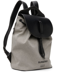 Burberry Grey Horseferry Print Pocket Backpack