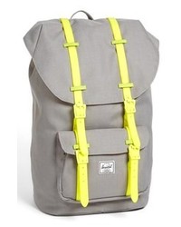 Herschel Supply Co. Little America Backpack Grey Yellow None