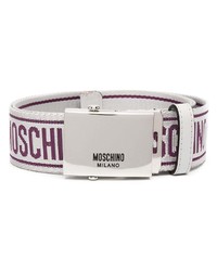 Moschino Logo Jacquard Buckle Belt