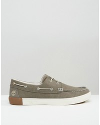 Timberland Newport Canvas Boat Shoes