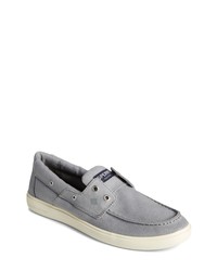 Sperry Outer Banks 2 Eye Boat Shoe In Grey At Nordstrom