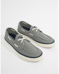 Sperry Topsider Sneaker Boat Shoes In Grey
