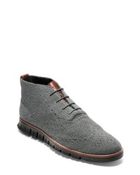 Cole Haan Zerogrand Stitchlite Knitted Wool Chukka Boot