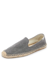 Soludos Washed Canvas Smoking Slippers