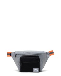 Herschel Supply Co. Seven Nylon Belt Bag In Sharkskinblack Orange At Nordstrom