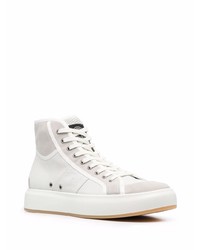 Stone Island Compass Badge High Top Sneakers