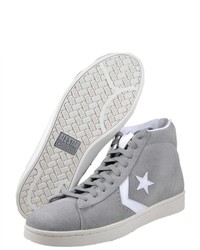 Converse Pro Leather Mid Grey Fashion Sneakers