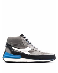 Diadora Hi Top Panelled Sneakers