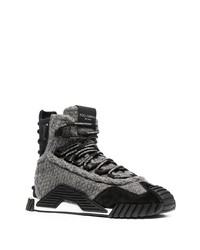 Dolce & Gabbana Lace Up Sneaker Sole Boots