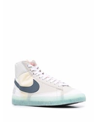 Nike Logo Patch Panelled High Top Sneakers