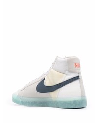 Nike Logo Patch Panelled High Top Sneakers