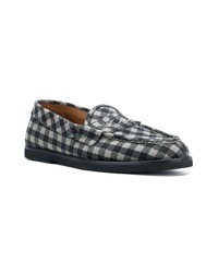 Tomas Maier Chequer Canvas Moccasin