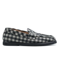 Tomas Maier Chequer Canvas Moccasin