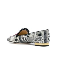 Charlotte Olympia Printed Slippers