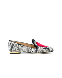 Charlotte Olympia Printed Slippers