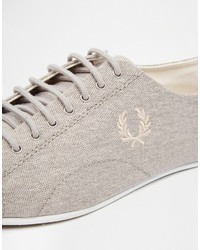Fred Perry Alley 1964 Gray Canvas Sneakers