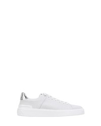 Balmain B Court Low Top Sneaker In Blancargent At Nordstrom