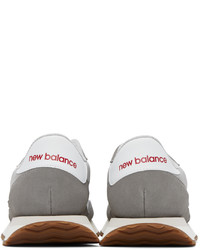 New Balance Gray 237v1 Sneakers