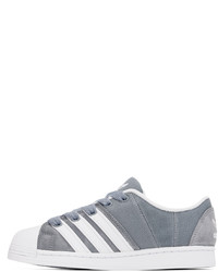 adidas Originals Gray White Supermodified Sneakers