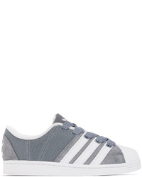 adidas Originals Gray White Supermodified Sneakers