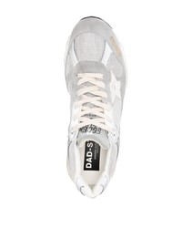 Golden Goose Logo Patch Round Toe Sneakers