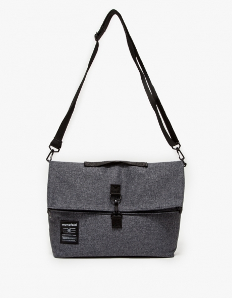 City Messenger In Cool Grey, $98 | Need Supply Co. | Lookastic.com