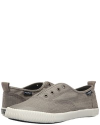 Sperry Sayel Clew Scratched Canvas Slip On Shoes