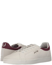 Fred Perry Sidespin Canvas Lace Up Casual Shoes