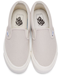 Vans Grey Og Classic Slip On Sneakers