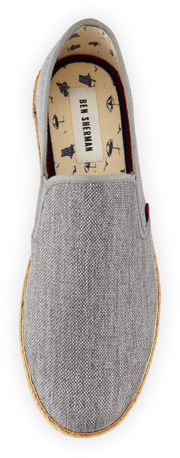 Ben sherman leigh shop slip on canvas trainers