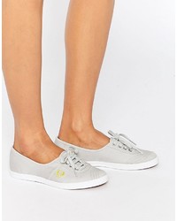 Fred Perry Aubrey Canvas Gray Sneakers